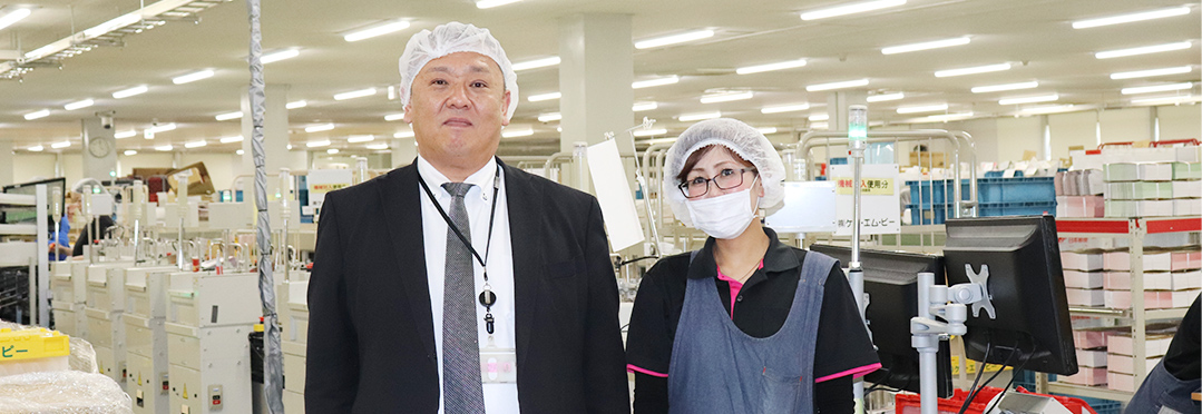 株式会社ケイ・エム・ピー センター長の平松さんと契約社員の森純子さん