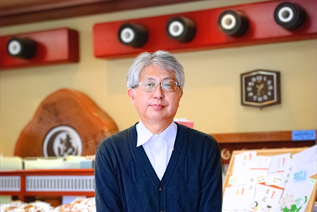 株式会社中尾清月堂 代表取締役社長の中尾さん