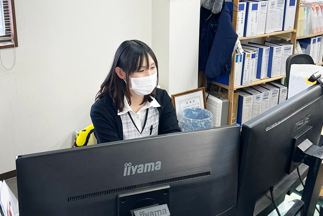 パート従業員として採用された大湊さん